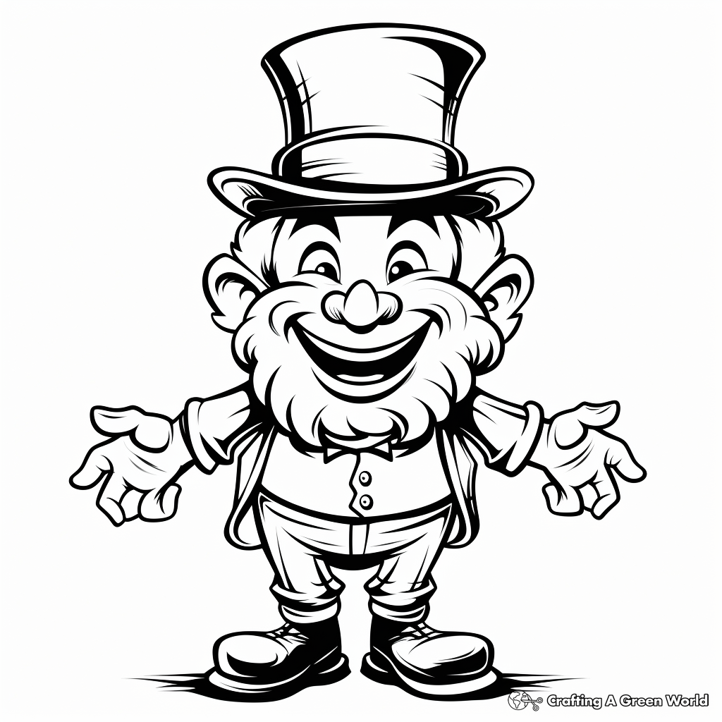 Leprechaun coloring pages
