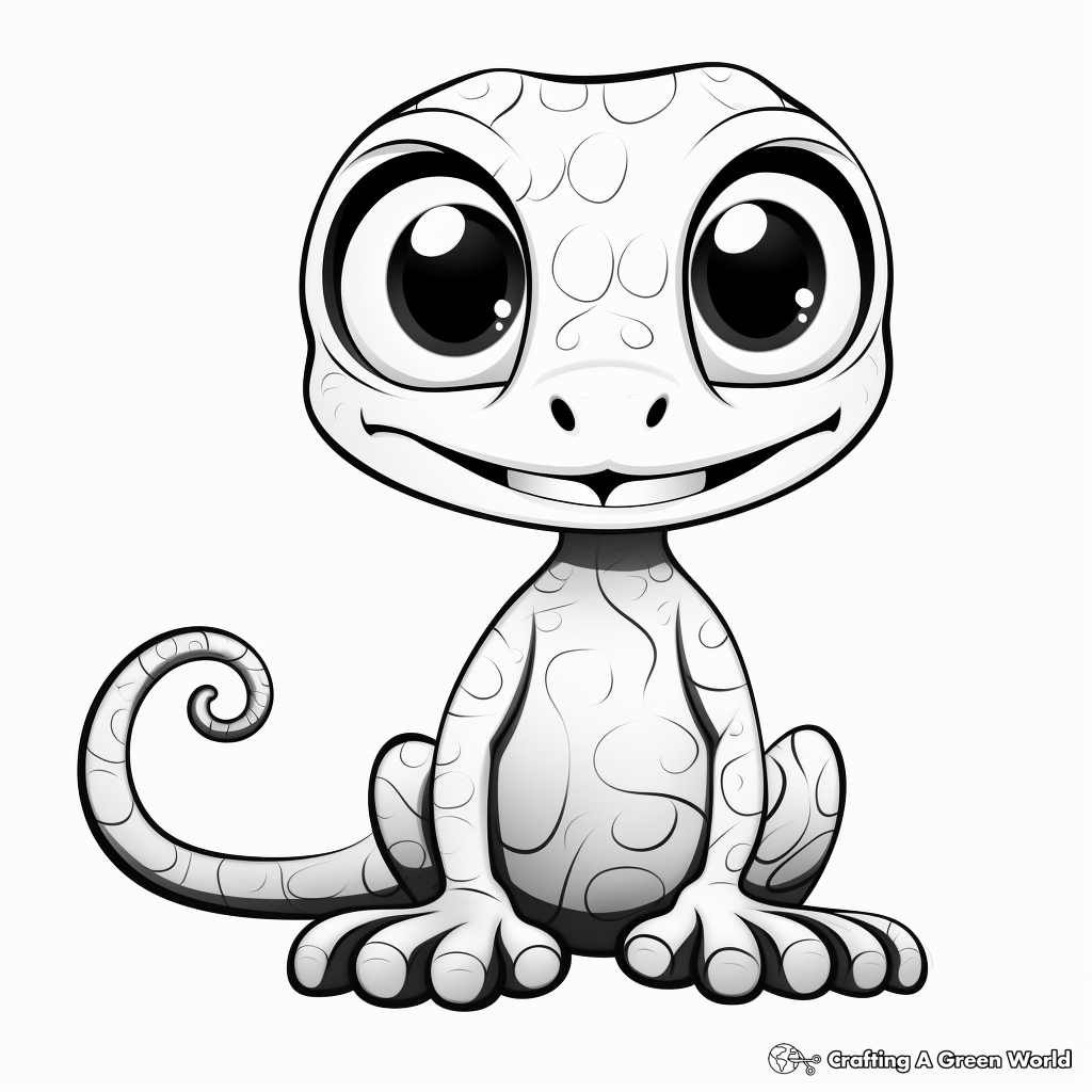 Big eyed animals coloring pages