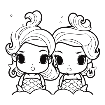 Mermaid drawing png transparent images free download vector files