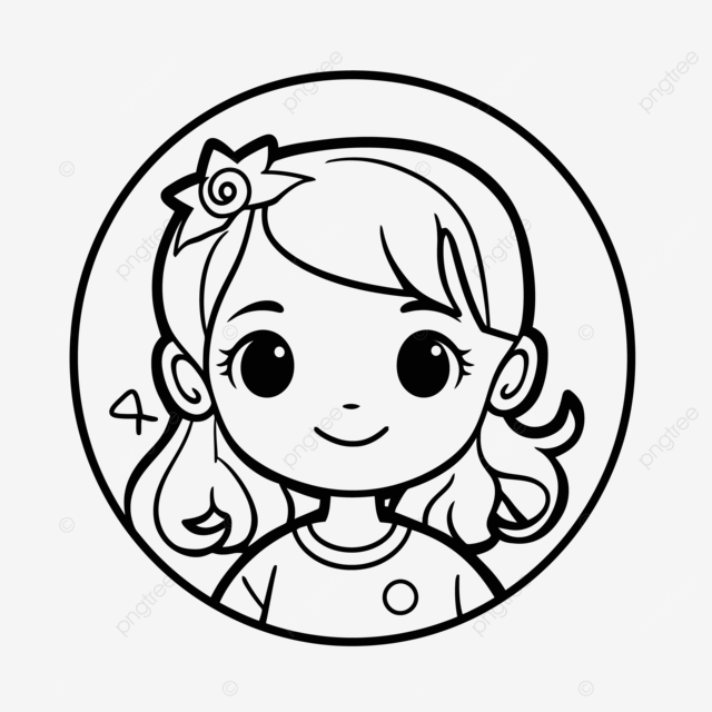An image of cartoon girl coloring page outline sketch drawing vector car drawing cartoon drawing wing drawing png and vector with transparent background for free download