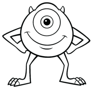 Monsters inc coloring pages printable for free download