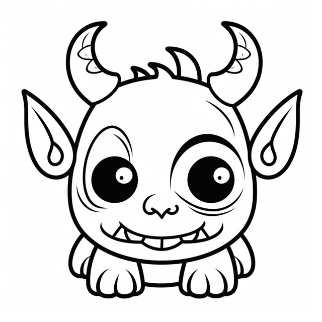 Coloring monster pages monster coloring page cartoon coloring pages monster outline sketch drawing vector monster drawing car drawing cartoon drawing png and vector with transparent background for free download