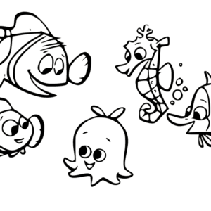 Finding nemo coloring pages printable for free download