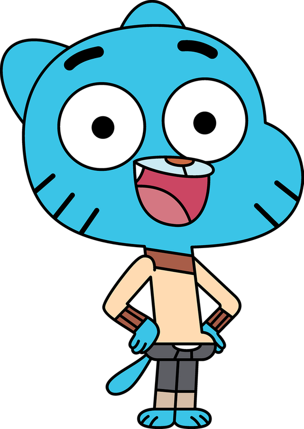 What type of animation does the amazing world of gumball uses