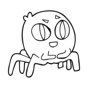 Cartoon spider png vector psd and clipart with transparent background for free download
