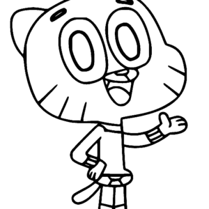 The amazing world of gumball coloring pages printable for free download