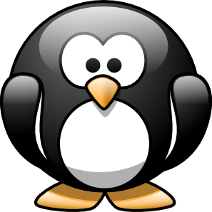 Cartoon penguin clip art at