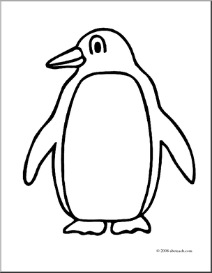 Cute penguin clip art black and white cute penguins black and white sketches free clip art