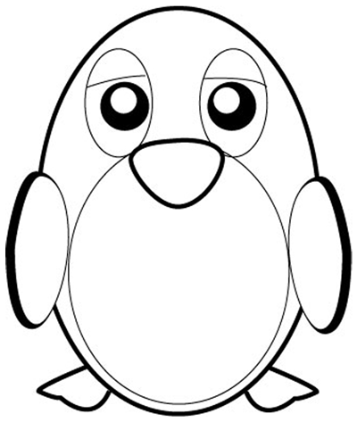 How to draw cartoon penguins with easy step by step drawing tutorial