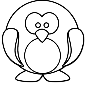 Penguin coloring pages printable for free download