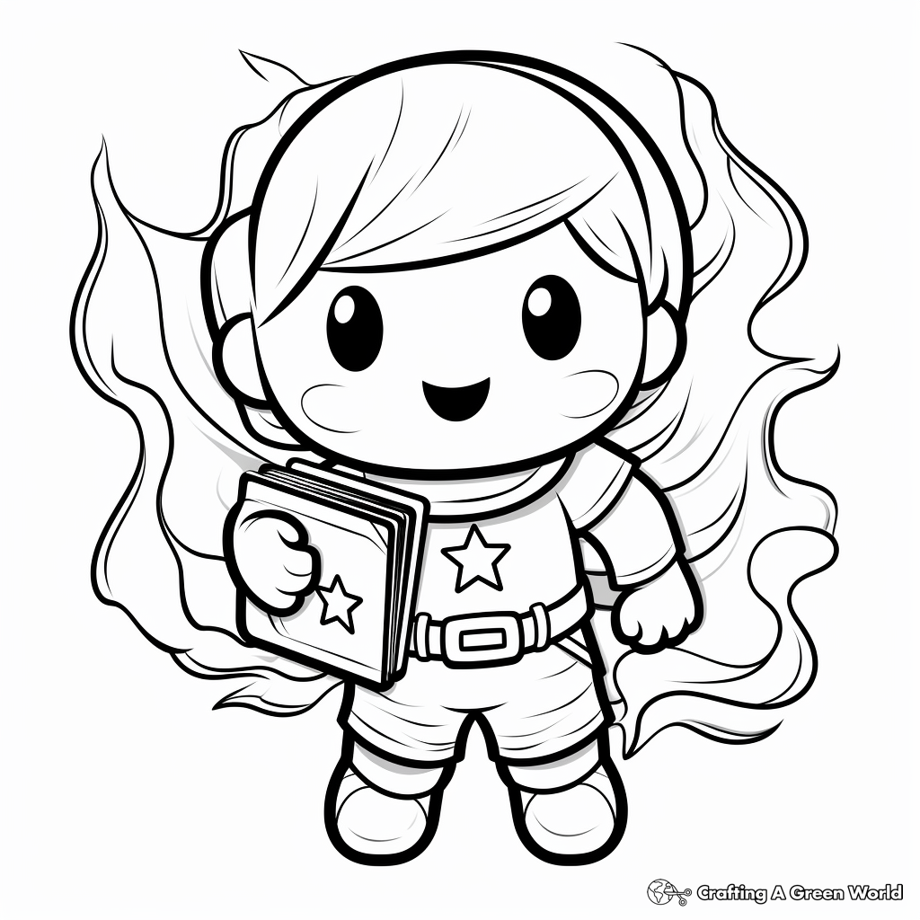 Ghost coloring pages