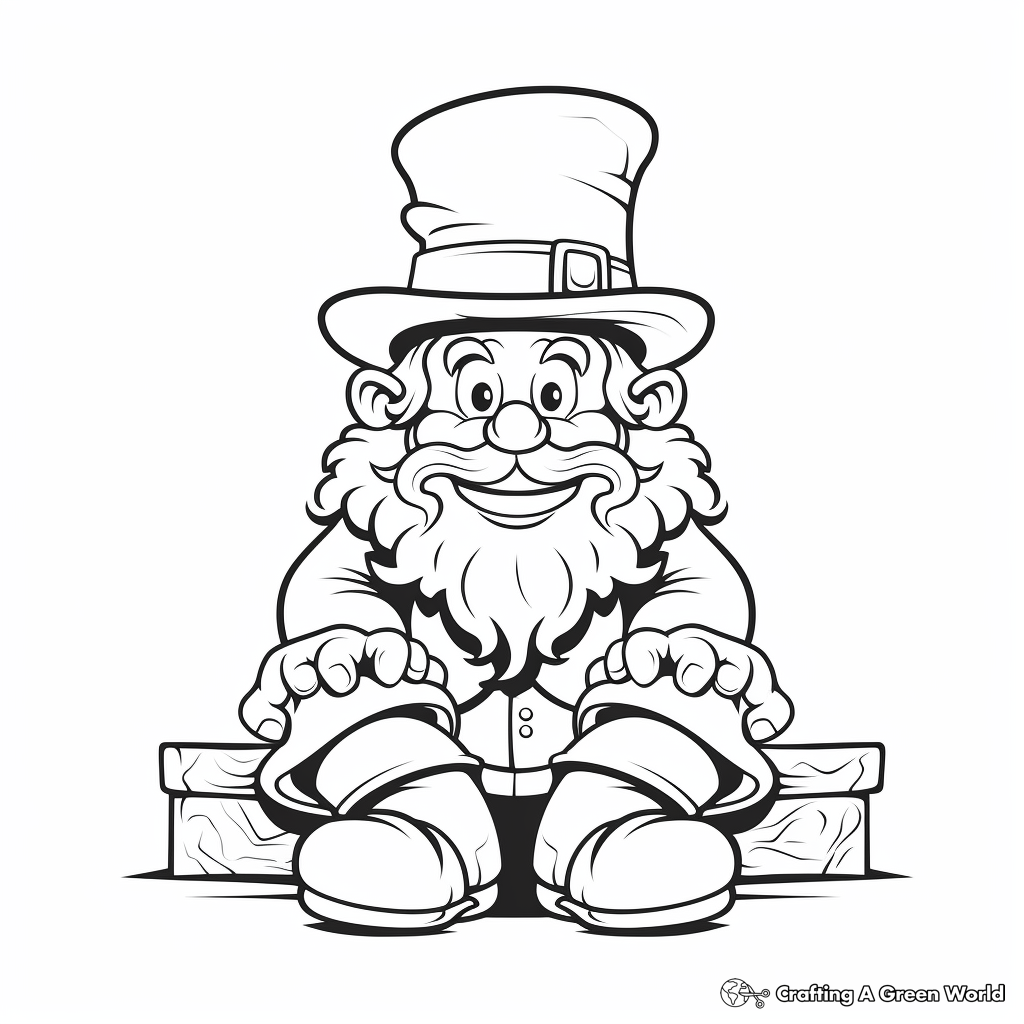 Leprechaun coloring pages