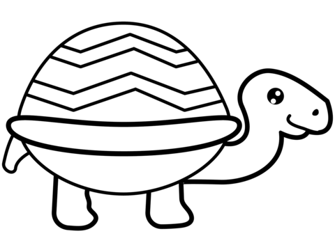 Cute turtle coloring page free printable coloring pages