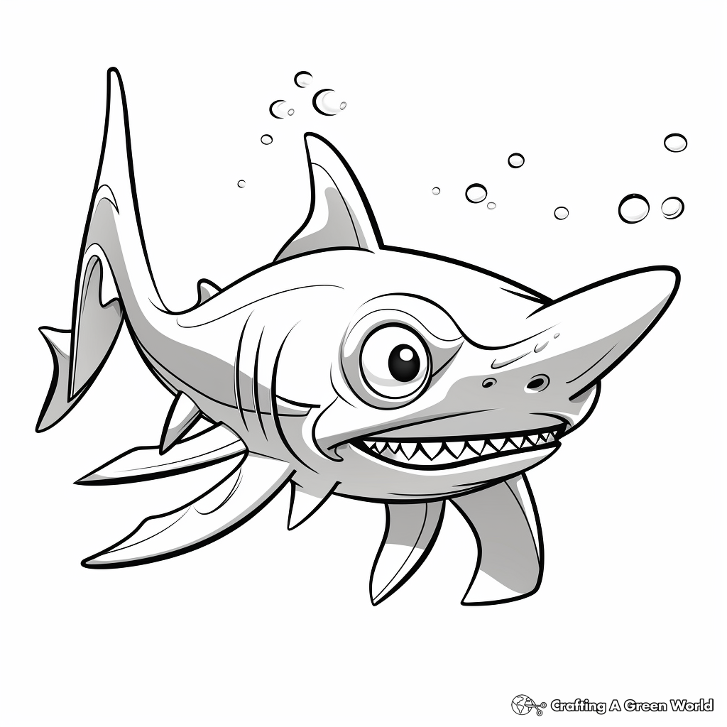 Shark coloring pages