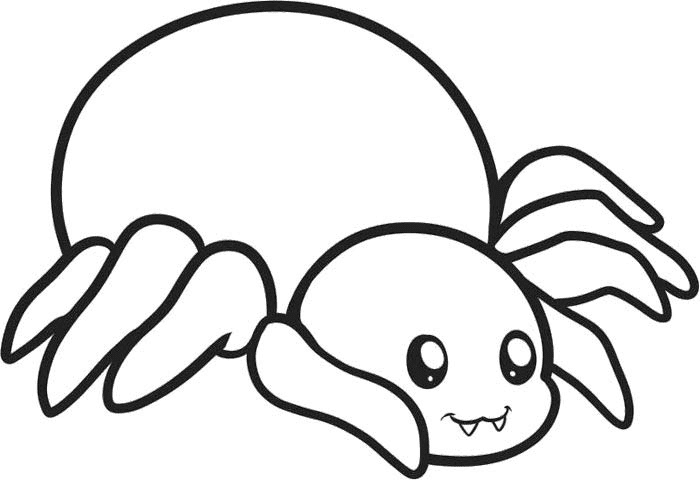 Spider coloring pages printable for free download