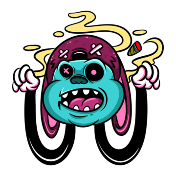 Weed monsters cartoon artwork illustration cartoon png transparent clipart image and psd file for free download