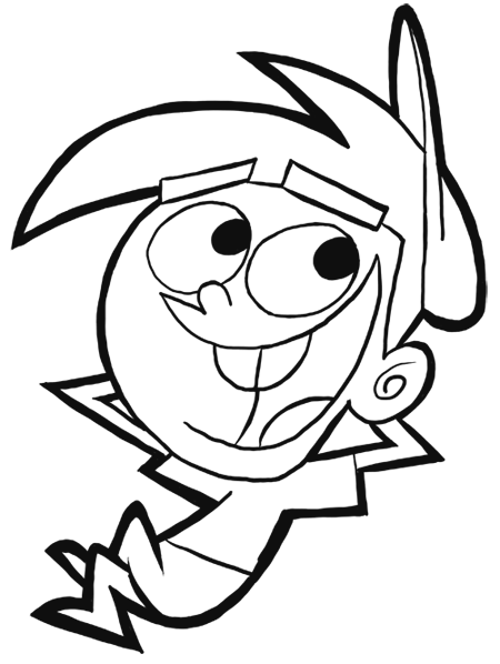 How to draw timmy turner from fairly odd parents step by step drawing lesson