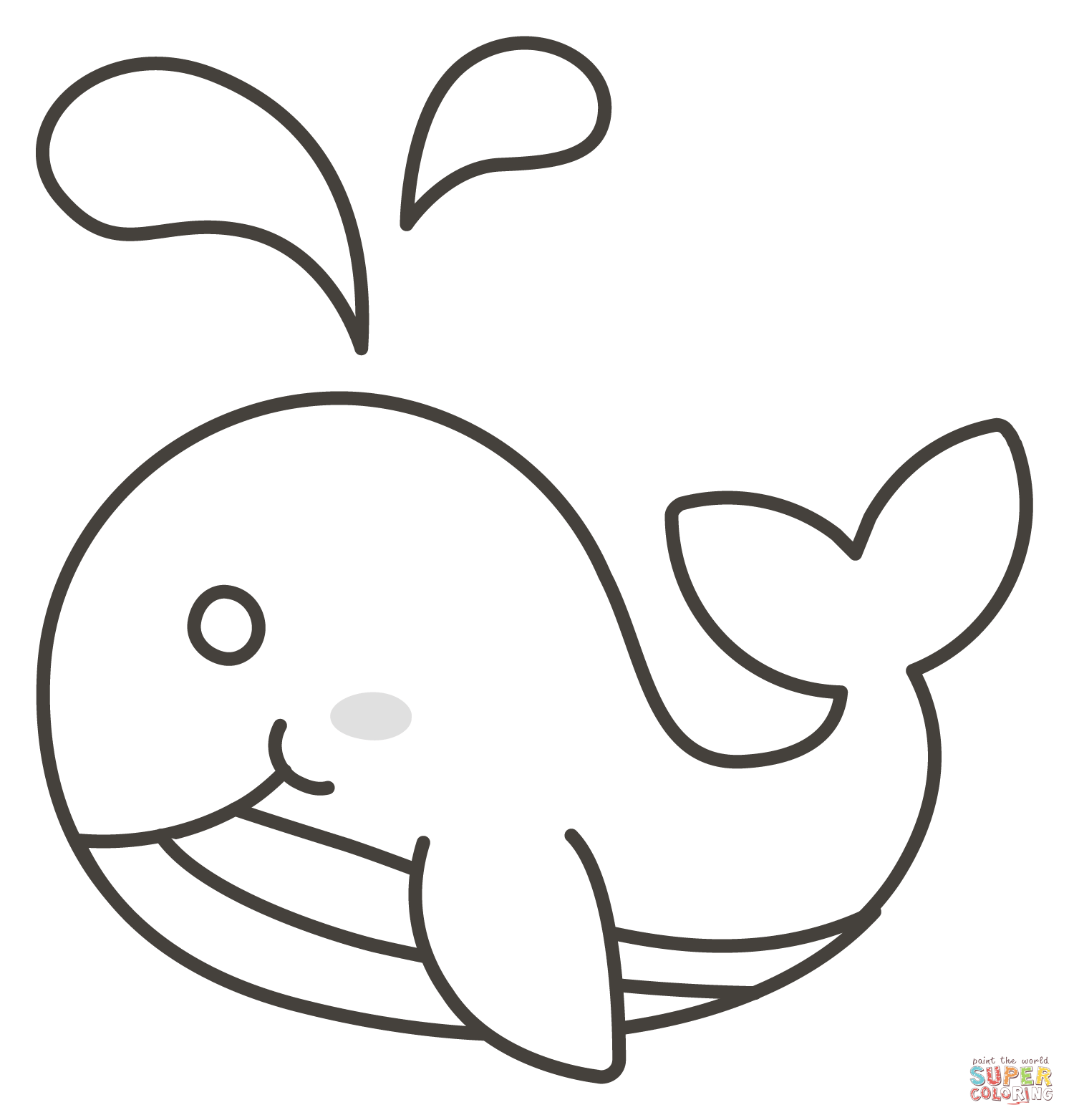 Spouting whale coloring page free printable coloring pages