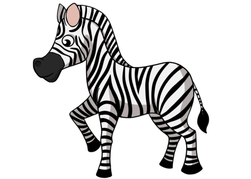 Zebra cartoon png transparent images free download vector files