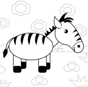 Zebra coloring pages free coloring pages