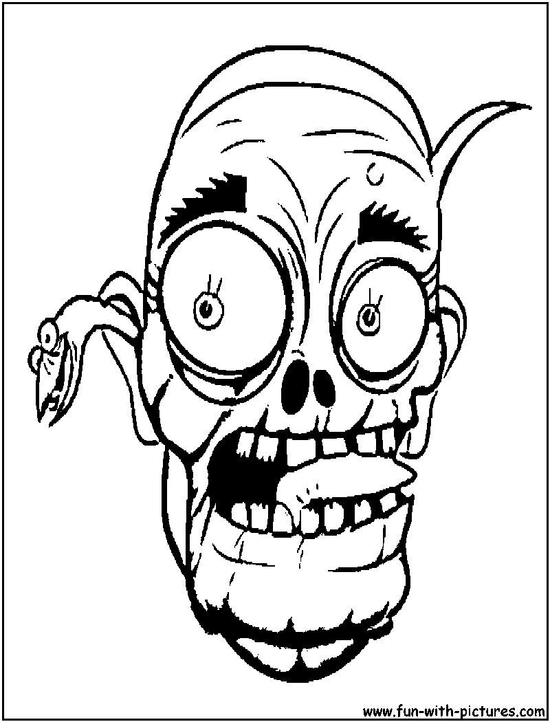 Zombie coloring pages