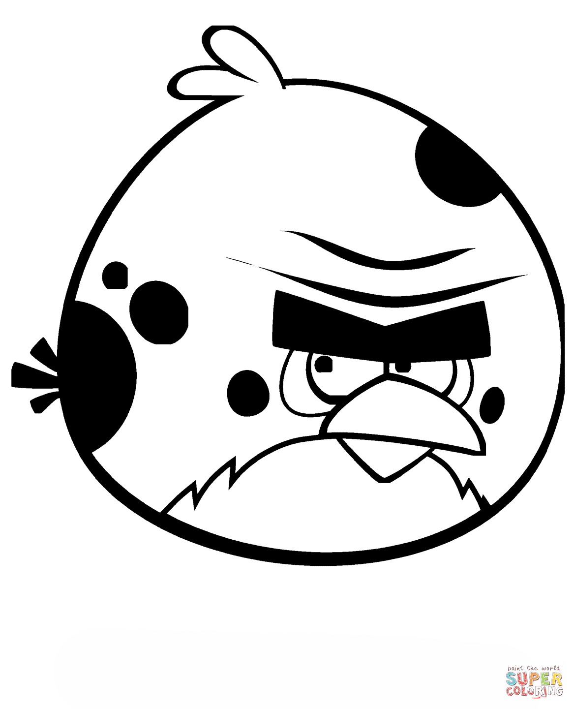 Desenho de pãssaro terence para colorir desenhos para colorir e imprimir gratis