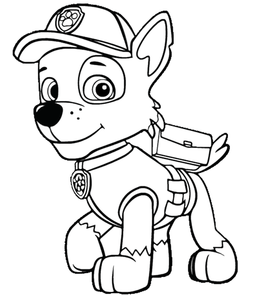 La patrulla canina dibujos para colorear
