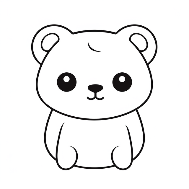 Kawaii bear png vector psd and clipart with transparent background for free download