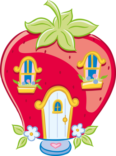 Original strawberry shortcake coloring page