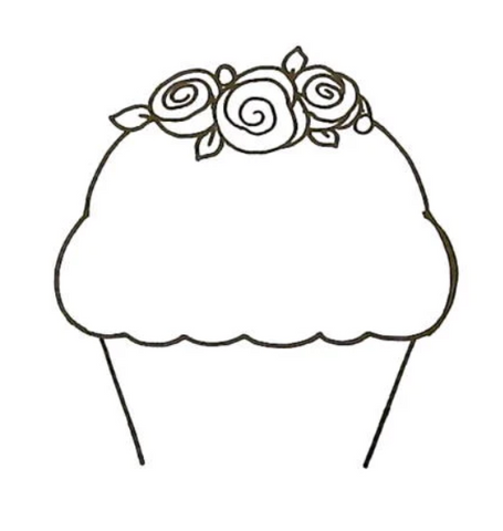 Cãmo dibujar un cupcake de unicornio