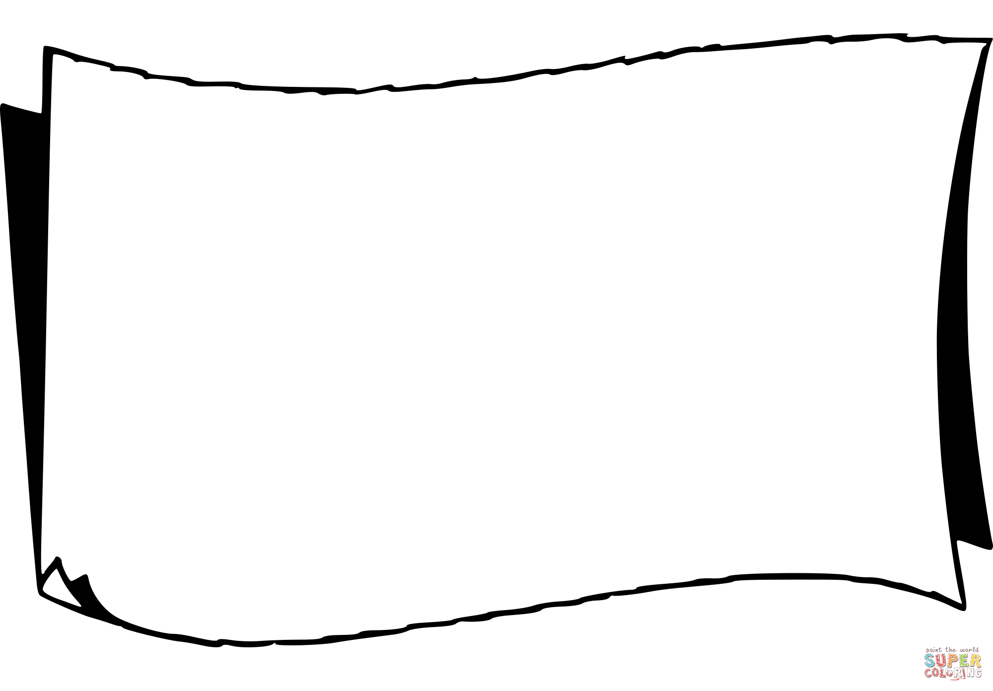Blank note coloring page free printable coloring pages