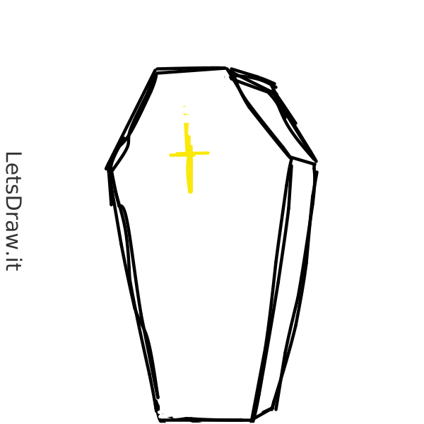 How to draw coffin kpbpyipng