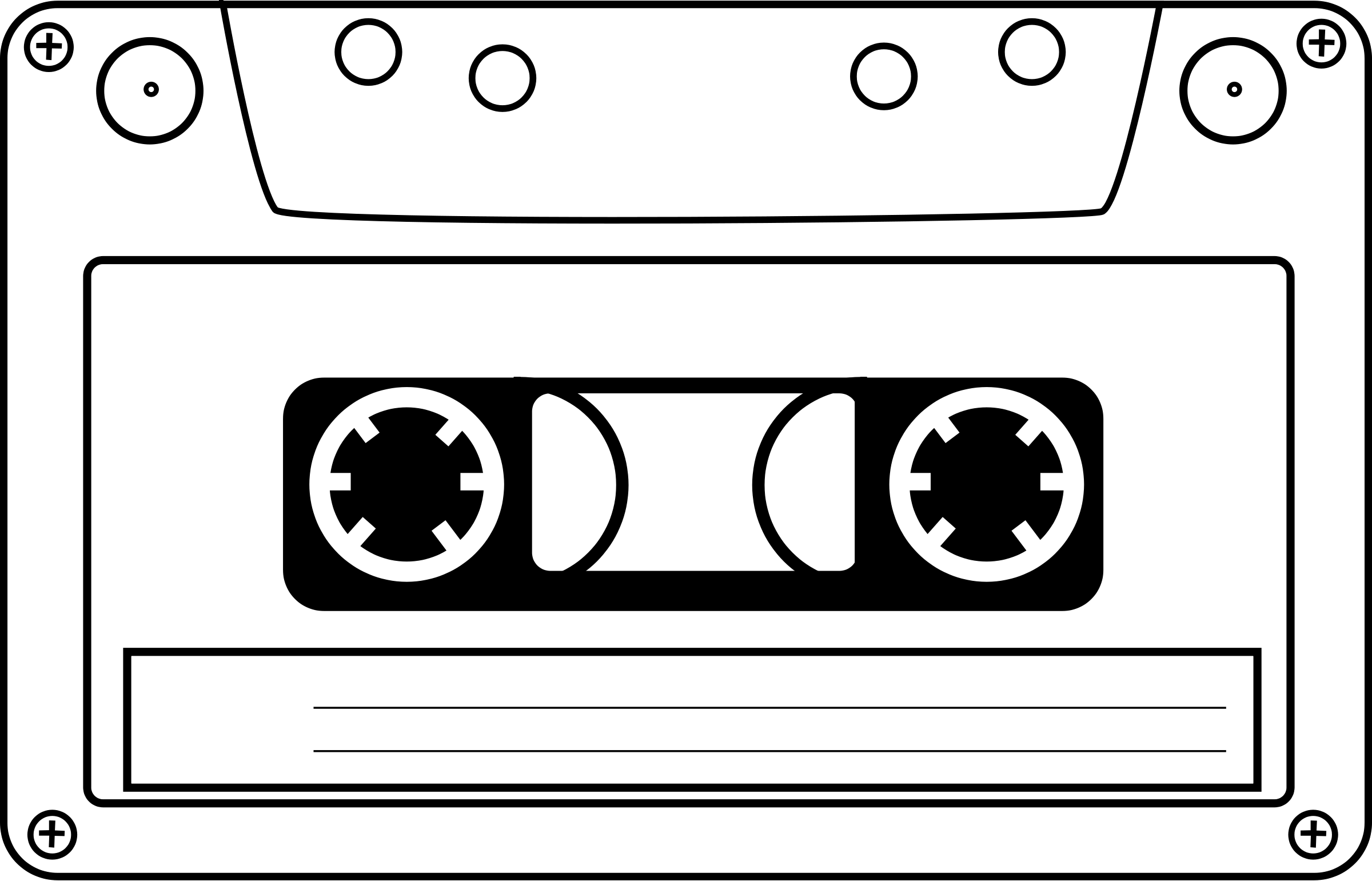 Free cassette tape clipart black and white download free cassette tape clipart black and white png images free cliparts on clipart library