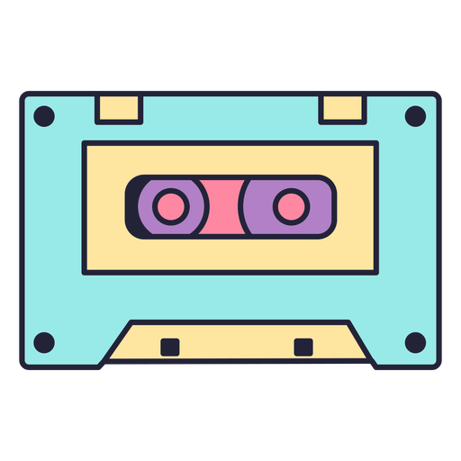 Old cassette tape png svg design for t