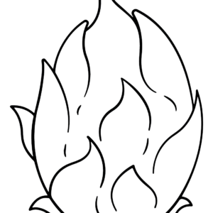 Dragon fruit coloring pages printable for free download