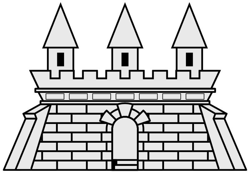 Filecoa illustration elements building castle vsvg