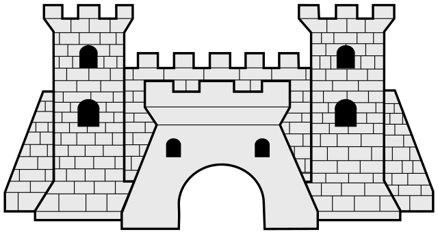 Filecoa illustration elements building castle vsvg