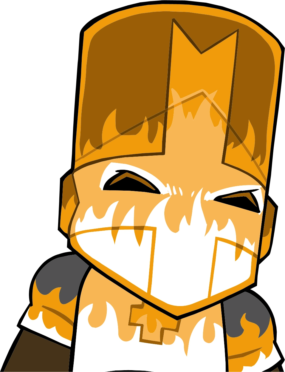 Castle crashers orange knight fire knight alt without castle crashers orange knight castle