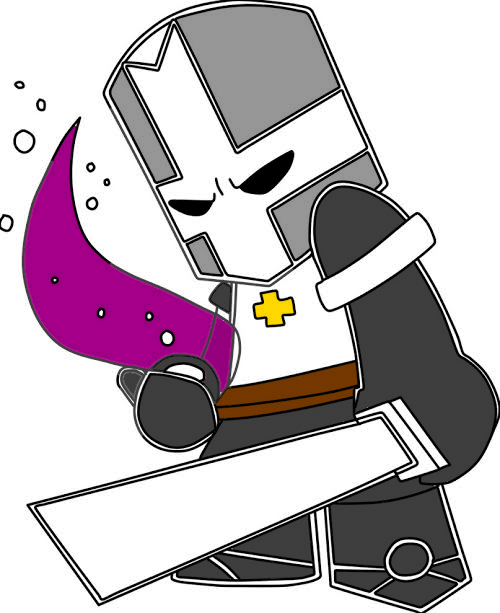 So i just took an image from the castle crashers coloring book and colored daniel rcastlecrashers