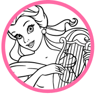 Printable beauty and the beast coloring pages
