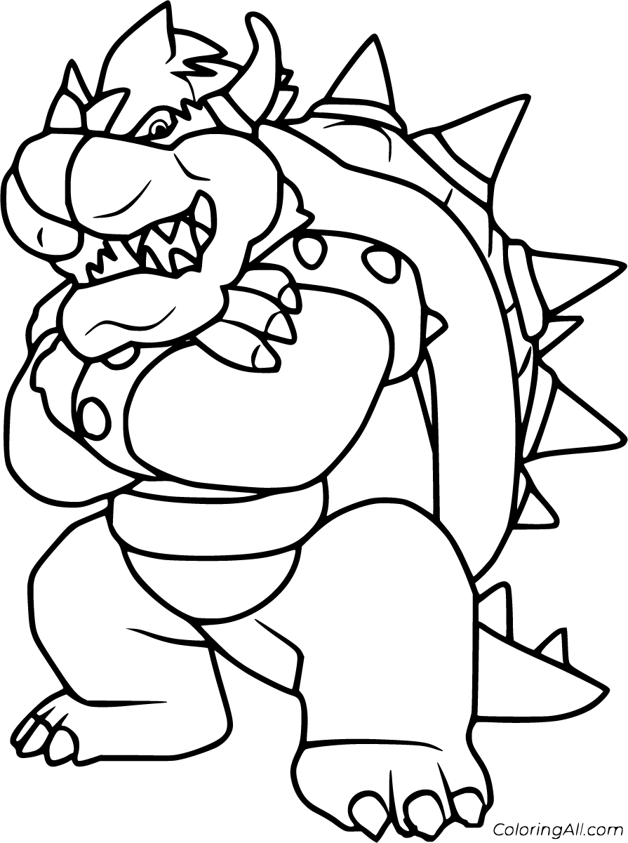 Bowser coloring pages