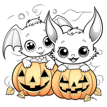 Halloween coloring pages for cute pumpkin outline sketch drawing vector pumpkin drawing halloween drawing wing drawing png and vector with transparent background for free download