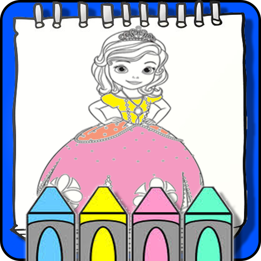 Cute princess coloring pages