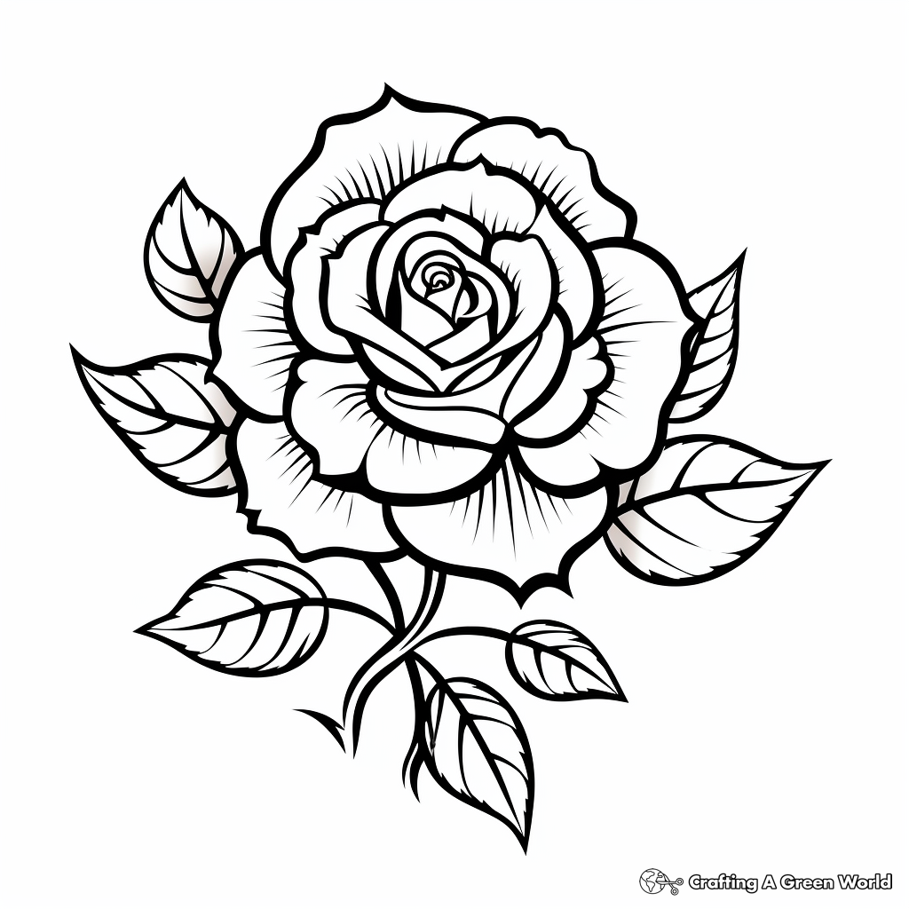 Flower coloring pages