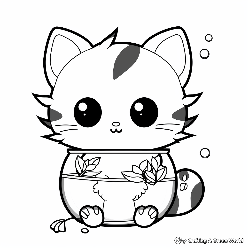 Cute bubble tea coloring pages