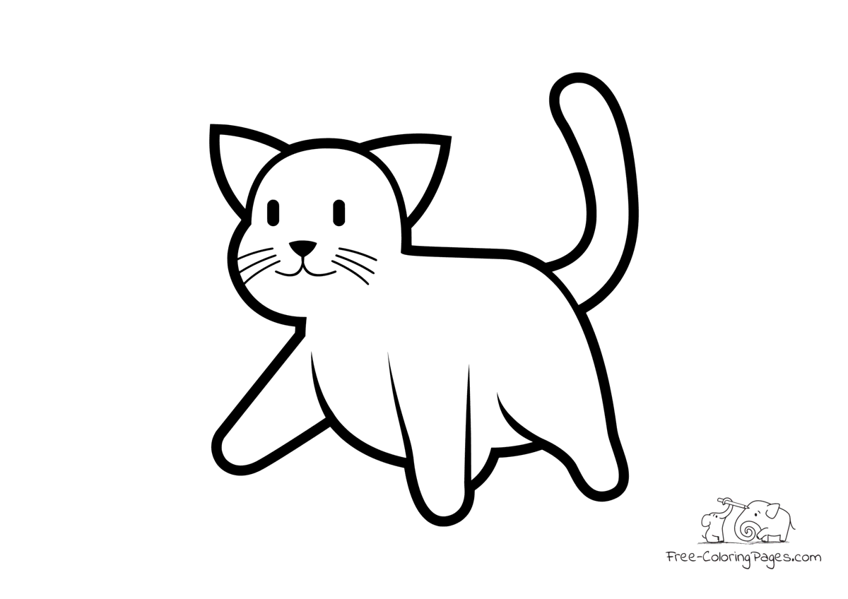 Coloring pages cats