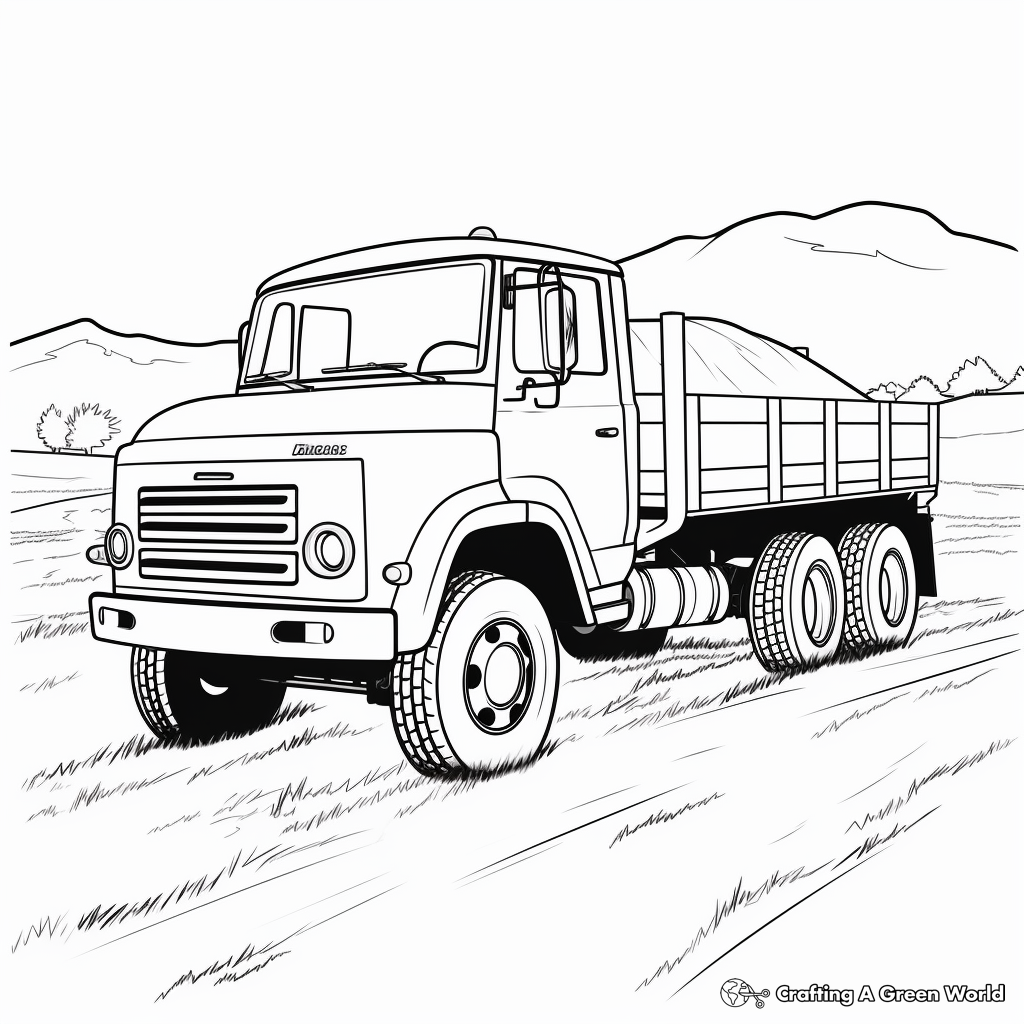 Truck coloring pages