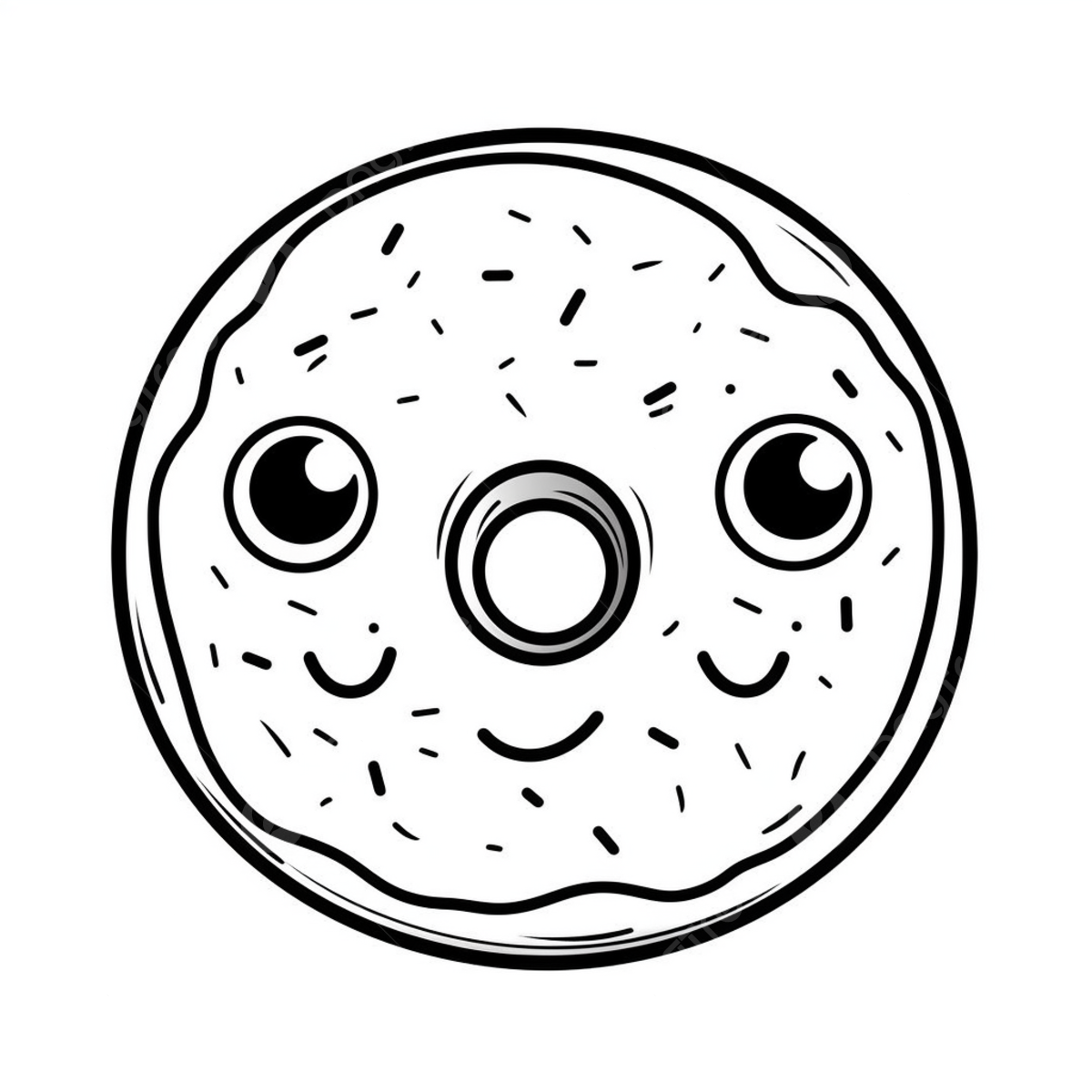 Cute donut pattern png images for free download