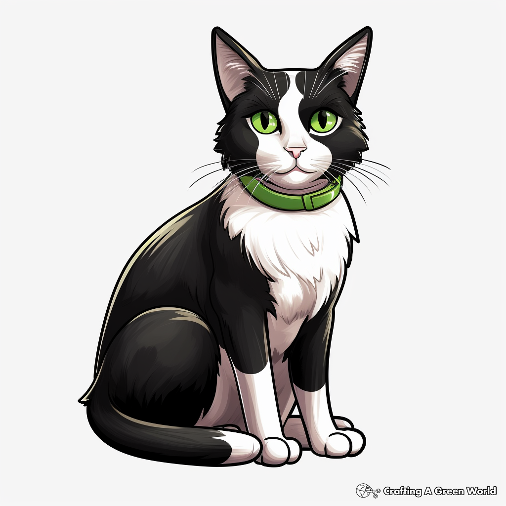 Calico cat coloring pages