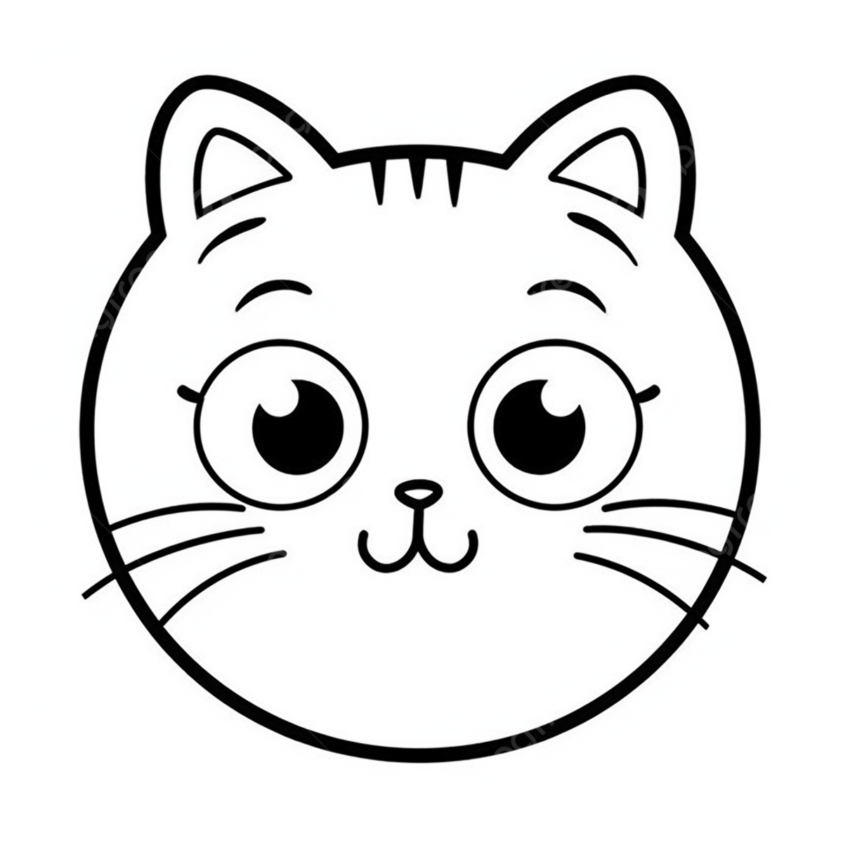 Cat face png vector psd and clipart with transparent background for free download